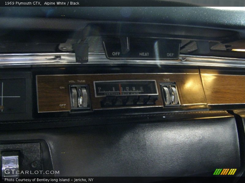 Alpine White / Black 1969 Plymouth GTX