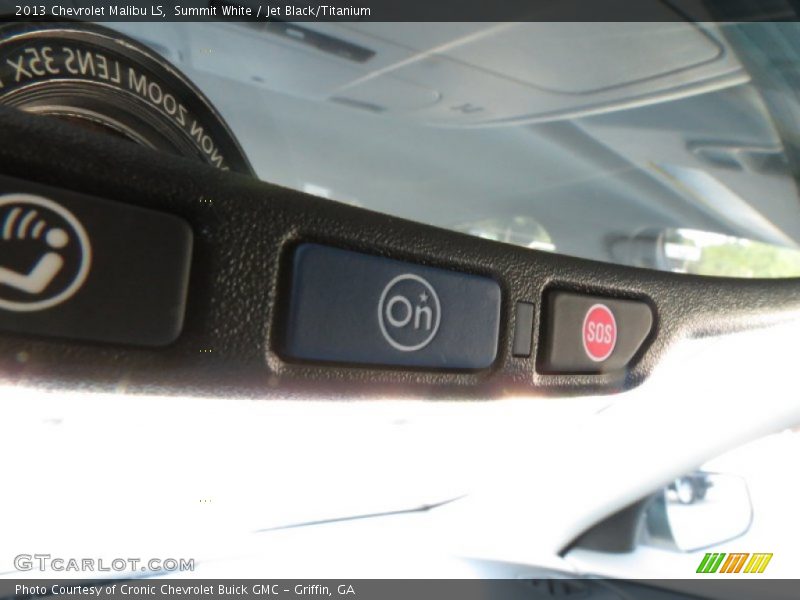 Summit White / Jet Black/Titanium 2013 Chevrolet Malibu LS