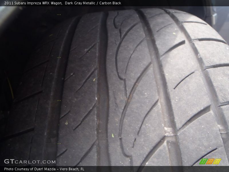 Dark Gray Metallic / Carbon Black 2011 Subaru Impreza WRX Wagon