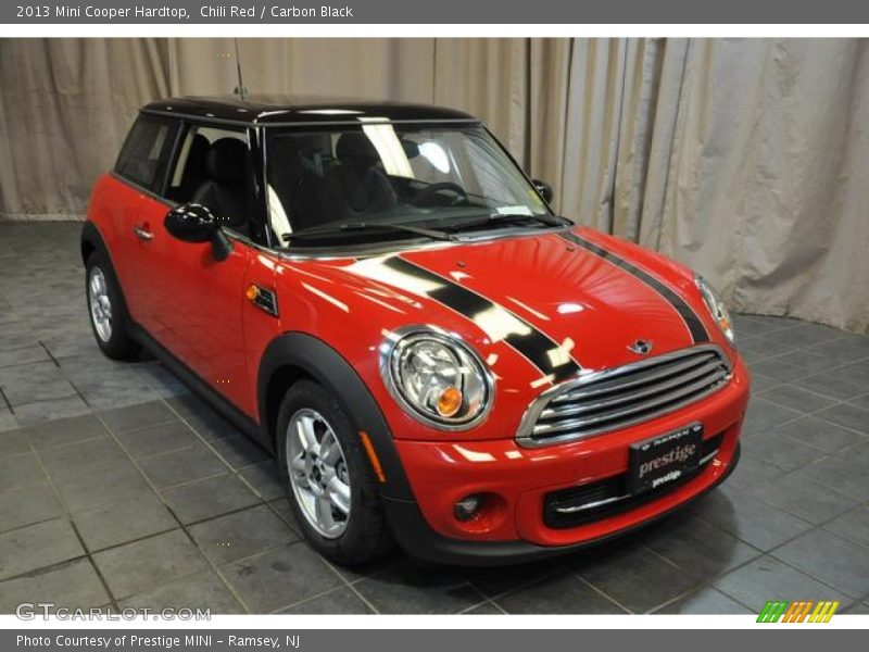 Chili Red / Carbon Black 2013 Mini Cooper Hardtop