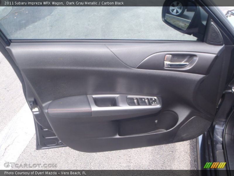 Dark Gray Metallic / Carbon Black 2011 Subaru Impreza WRX Wagon