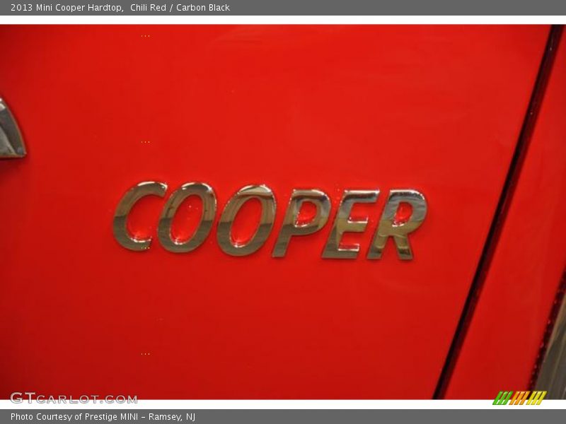 Chili Red / Carbon Black 2013 Mini Cooper Hardtop