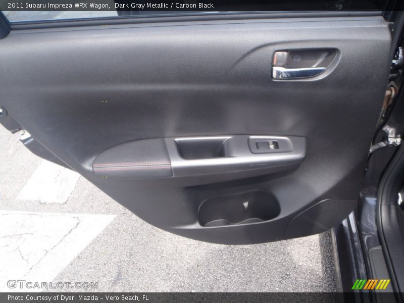 Dark Gray Metallic / Carbon Black 2011 Subaru Impreza WRX Wagon