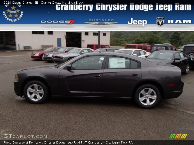 Granite Crystal Metallic / Black 2014 Dodge Charger SE