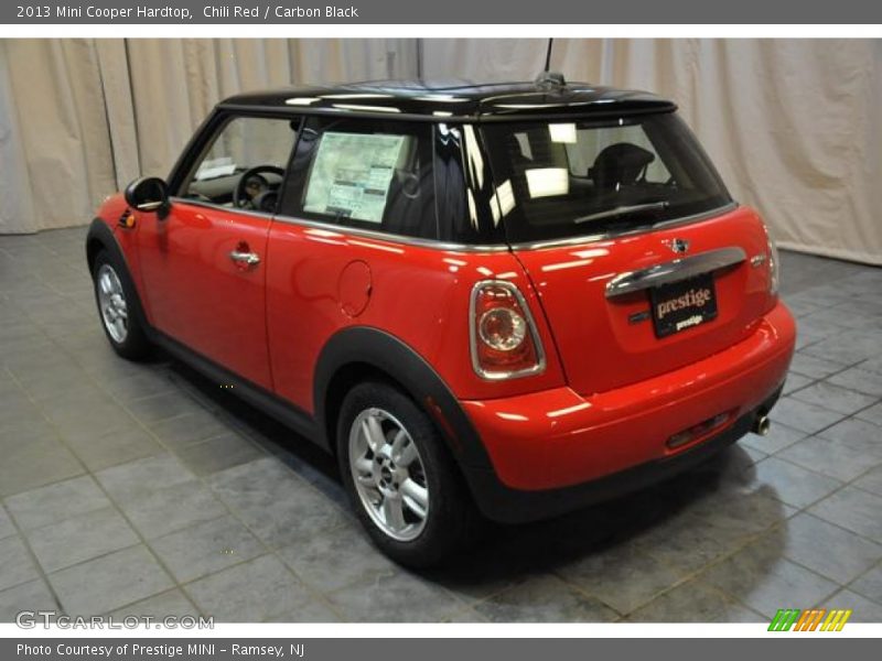 Chili Red / Carbon Black 2013 Mini Cooper Hardtop