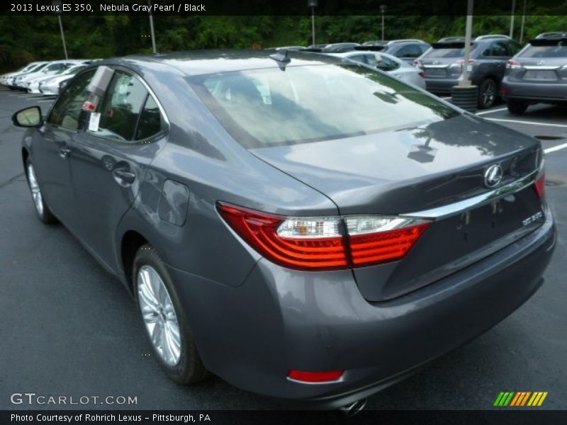 Nebula Gray Pearl / Black 2013 Lexus ES 350