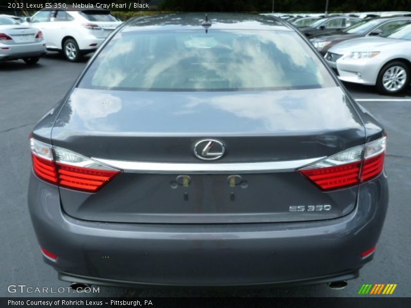Nebula Gray Pearl / Black 2013 Lexus ES 350