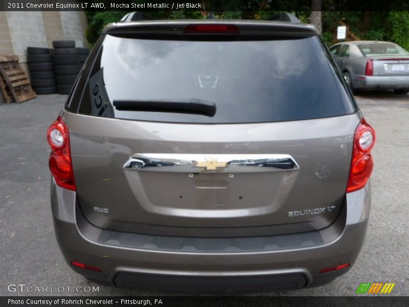 Mocha Steel Metallic / Jet Black 2011 Chevrolet Equinox LT AWD