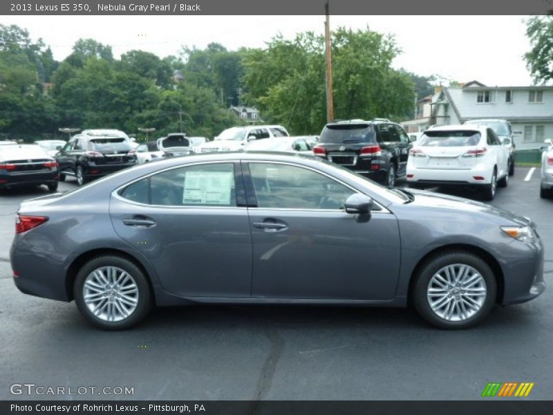 Nebula Gray Pearl / Black 2013 Lexus ES 350