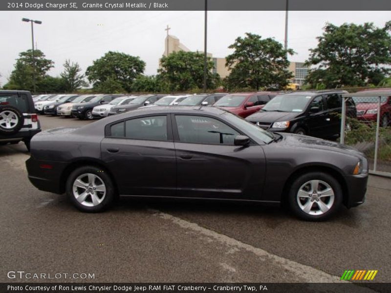 Granite Crystal Metallic / Black 2014 Dodge Charger SE