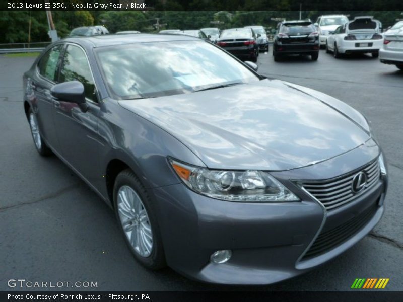 Nebula Gray Pearl / Black 2013 Lexus ES 350