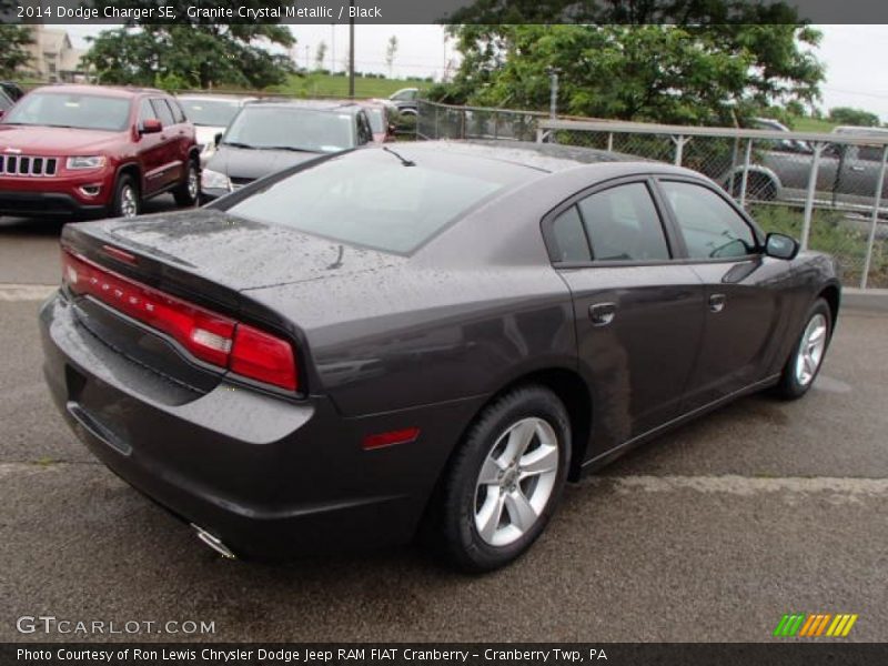 Granite Crystal Metallic / Black 2014 Dodge Charger SE