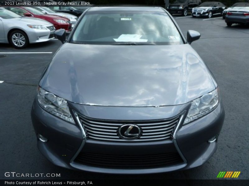 Nebula Gray Pearl / Black 2013 Lexus ES 350