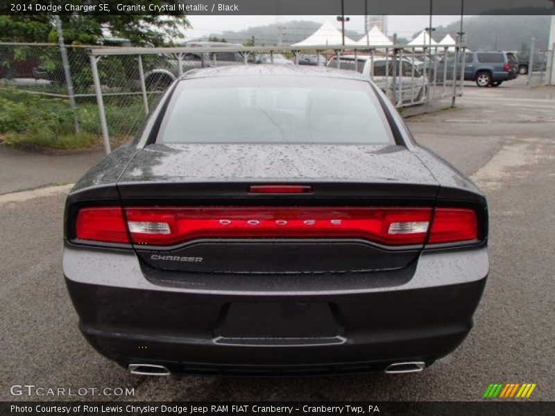 Granite Crystal Metallic / Black 2014 Dodge Charger SE