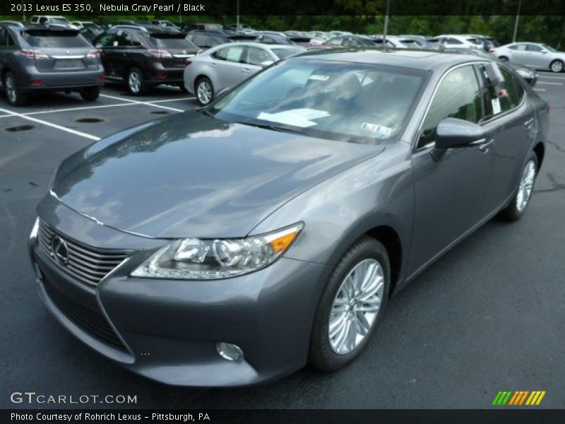 Nebula Gray Pearl / Black 2013 Lexus ES 350