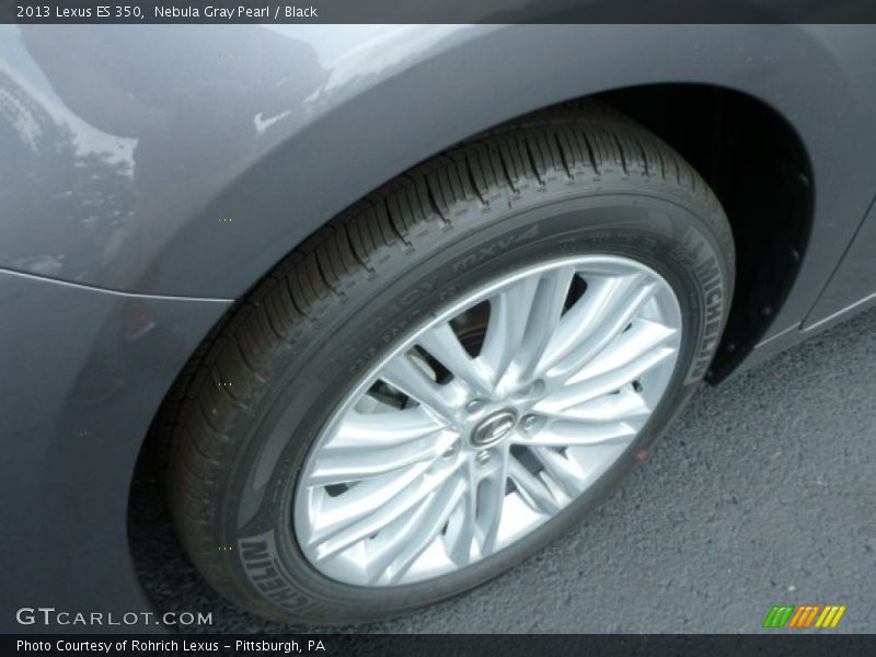 Nebula Gray Pearl / Black 2013 Lexus ES 350
