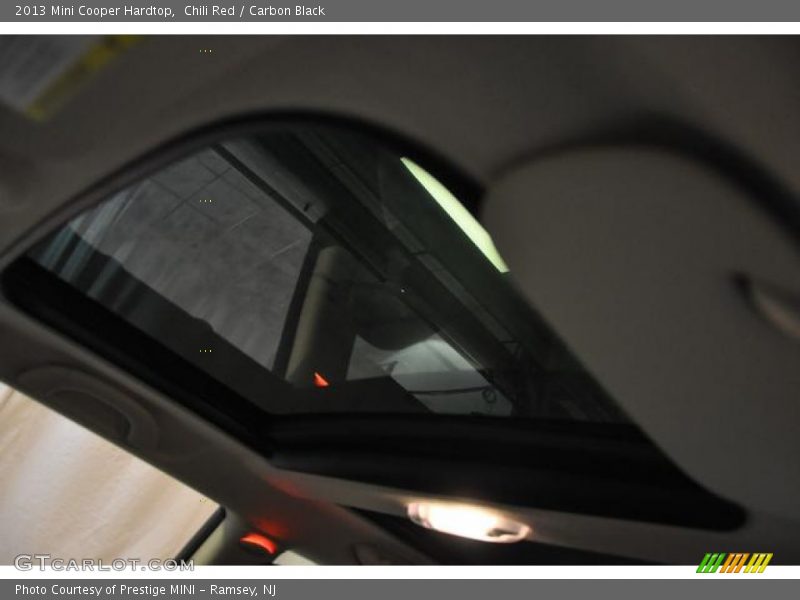 Chili Red / Carbon Black 2013 Mini Cooper Hardtop