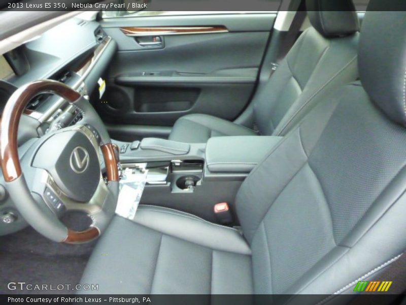 Nebula Gray Pearl / Black 2013 Lexus ES 350