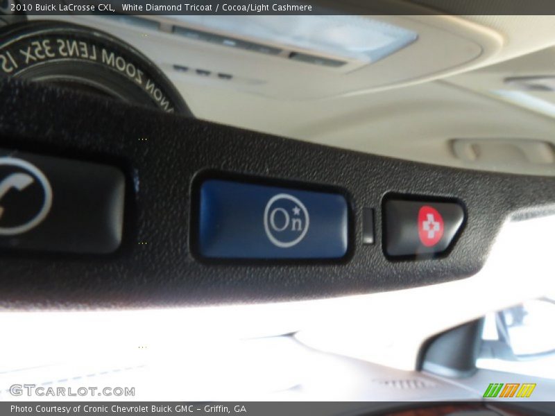 White Diamond Tricoat / Cocoa/Light Cashmere 2010 Buick LaCrosse CXL