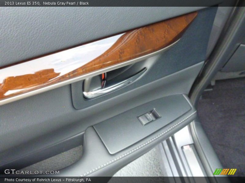 Nebula Gray Pearl / Black 2013 Lexus ES 350