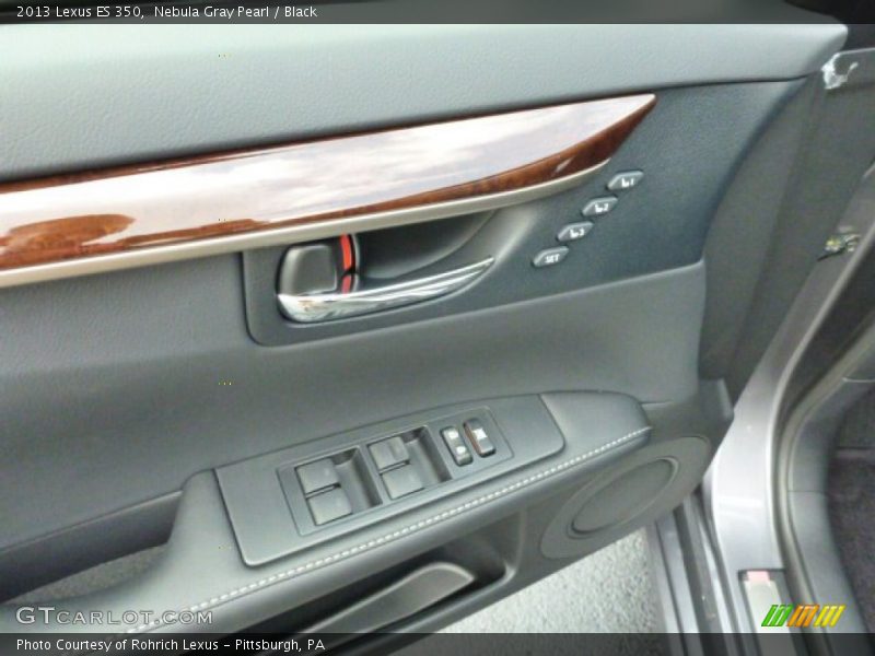 Nebula Gray Pearl / Black 2013 Lexus ES 350