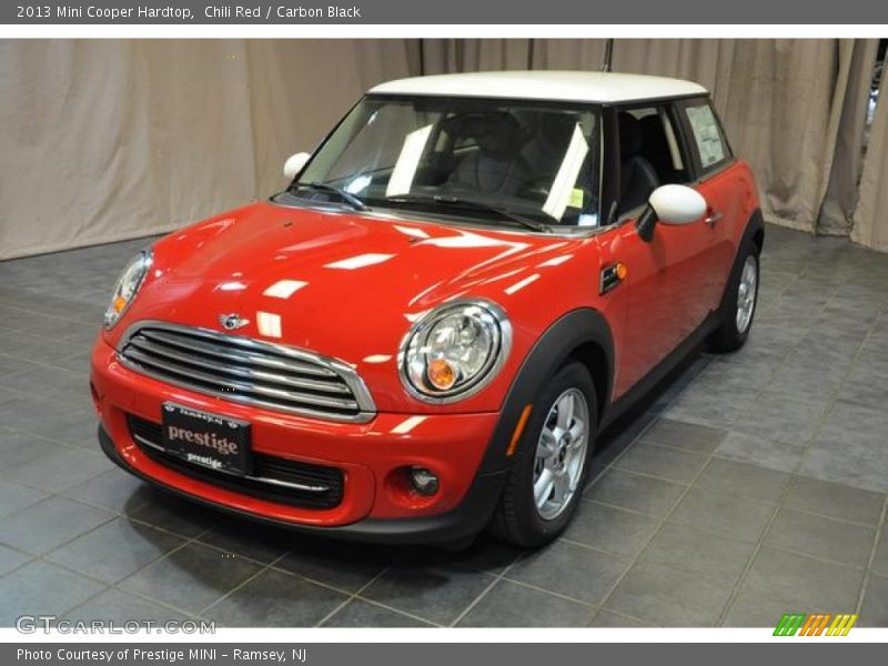 Chili Red / Carbon Black 2013 Mini Cooper Hardtop