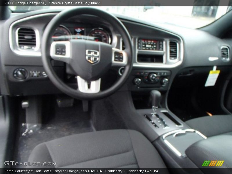 Granite Crystal Metallic / Black 2014 Dodge Charger SE