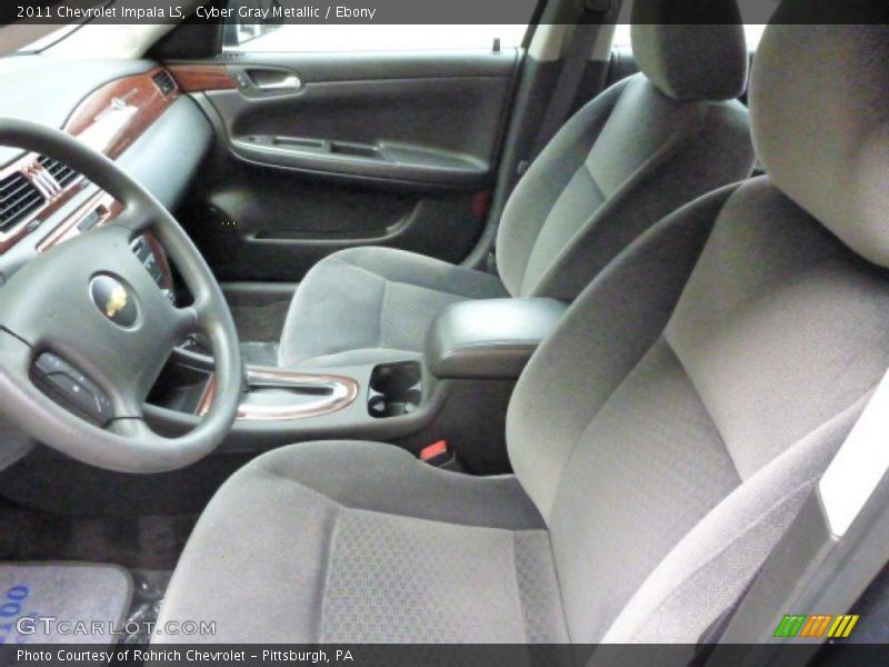 Cyber Gray Metallic / Ebony 2011 Chevrolet Impala LS