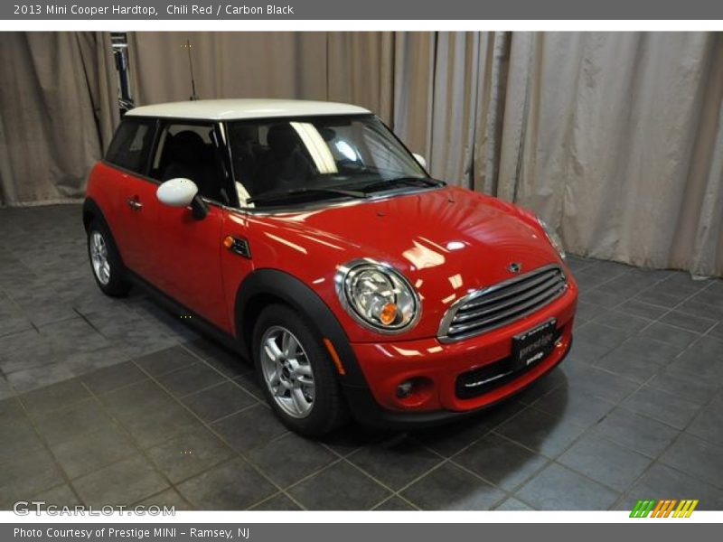 Chili Red / Carbon Black 2013 Mini Cooper Hardtop
