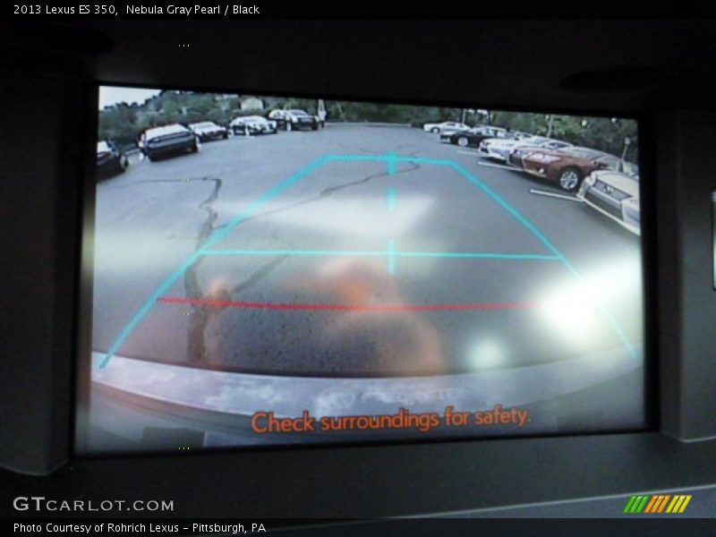 Nebula Gray Pearl / Black 2013 Lexus ES 350