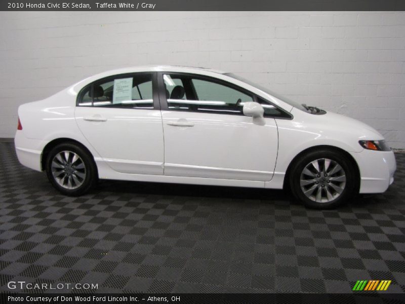 Taffeta White / Gray 2010 Honda Civic EX Sedan