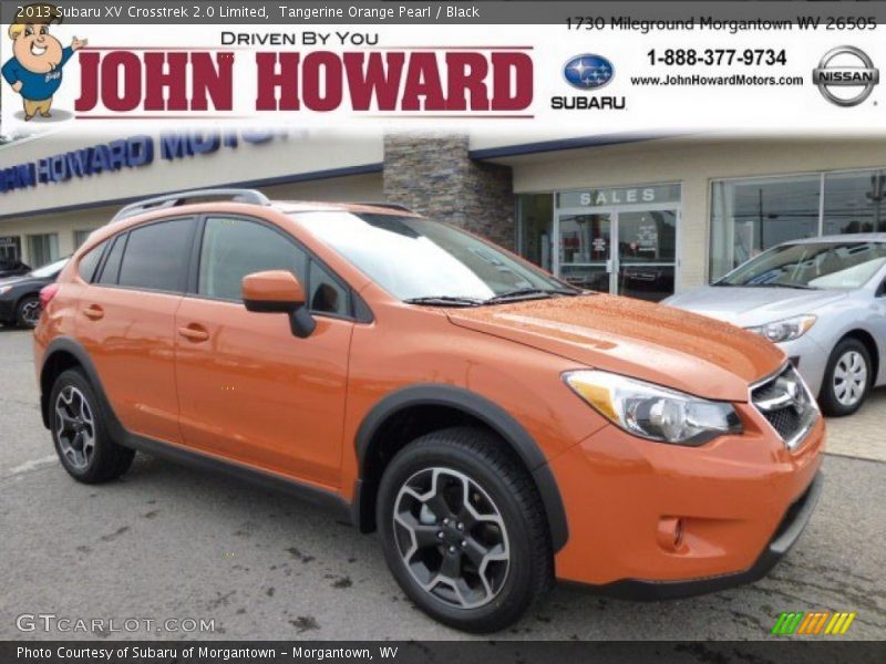 Tangerine Orange Pearl / Black 2013 Subaru XV Crosstrek 2.0 Limited