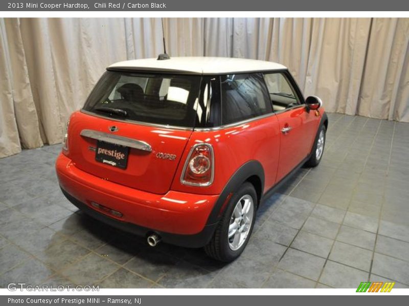 Chili Red / Carbon Black 2013 Mini Cooper Hardtop