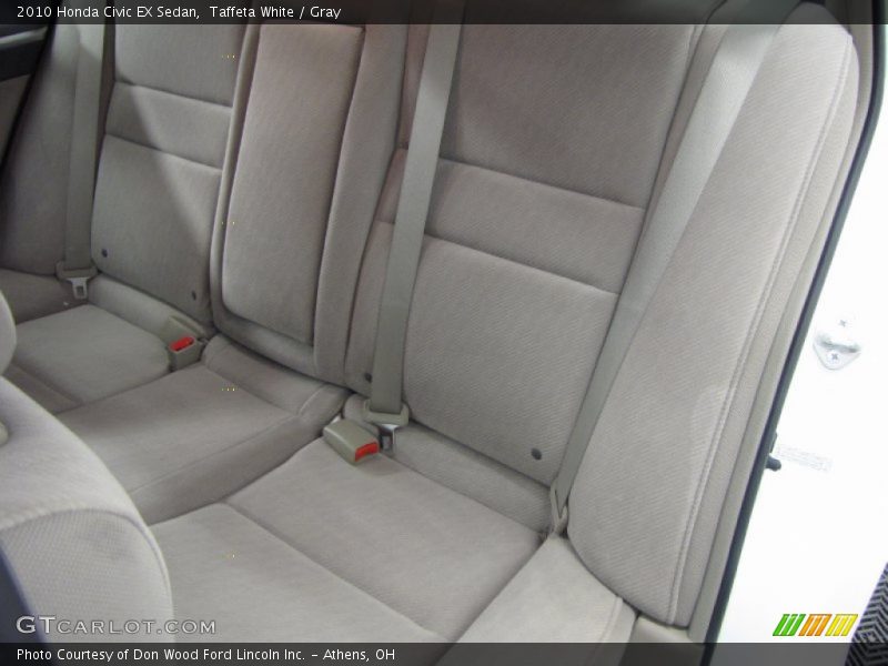 Taffeta White / Gray 2010 Honda Civic EX Sedan