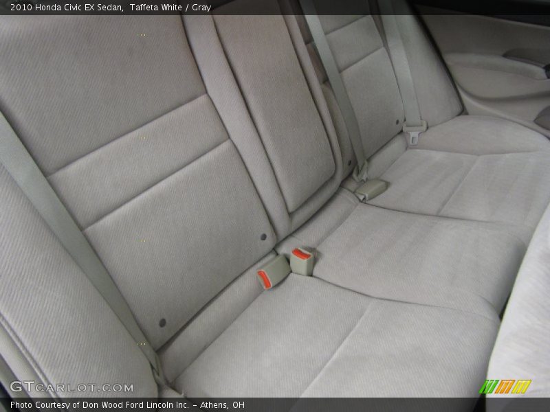 Taffeta White / Gray 2010 Honda Civic EX Sedan