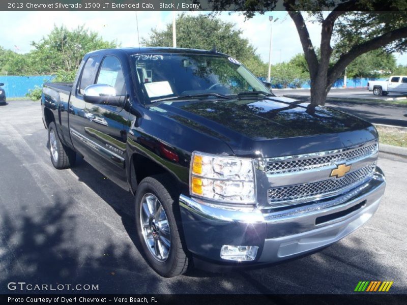 Black / Ebony 2013 Chevrolet Silverado 1500 LT Extended Cab