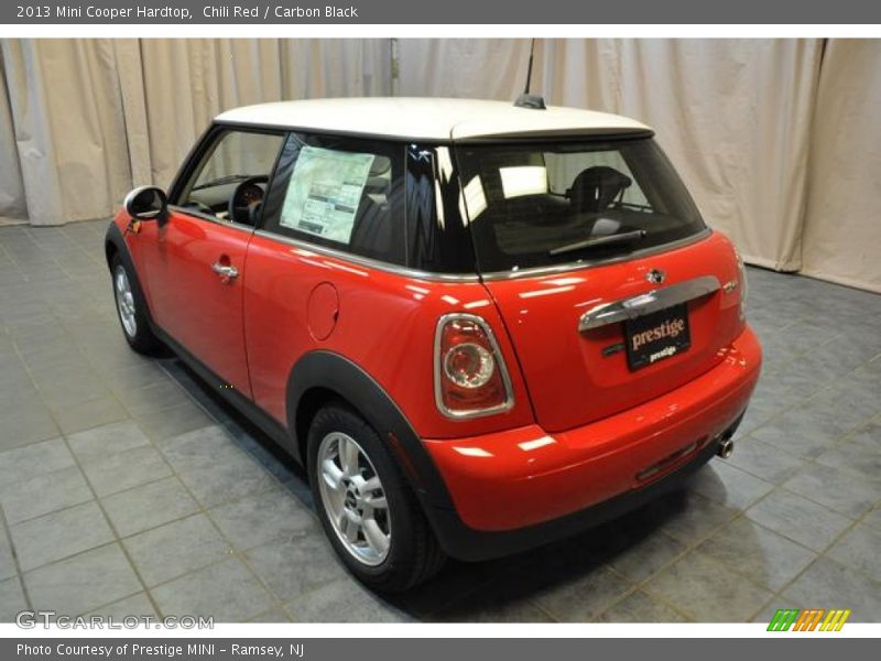 Chili Red / Carbon Black 2013 Mini Cooper Hardtop