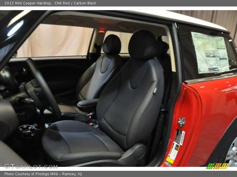 Chili Red / Carbon Black 2013 Mini Cooper Hardtop