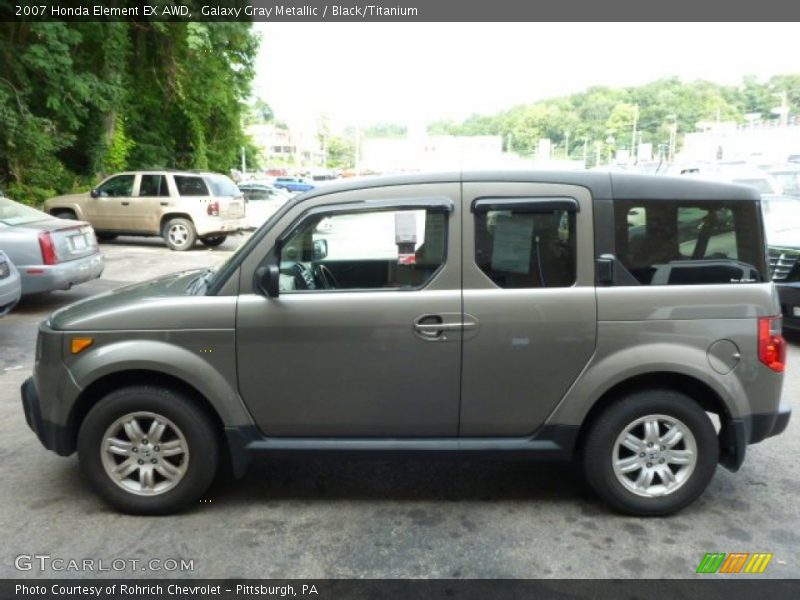 Galaxy Gray Metallic / Black/Titanium 2007 Honda Element EX AWD