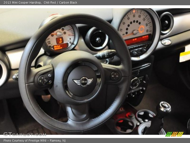Chili Red / Carbon Black 2013 Mini Cooper Hardtop