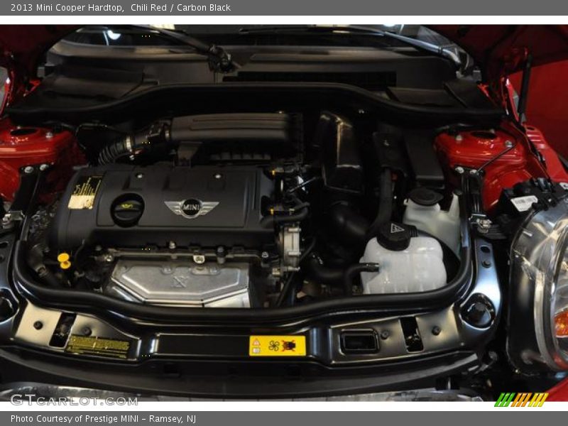 Chili Red / Carbon Black 2013 Mini Cooper Hardtop