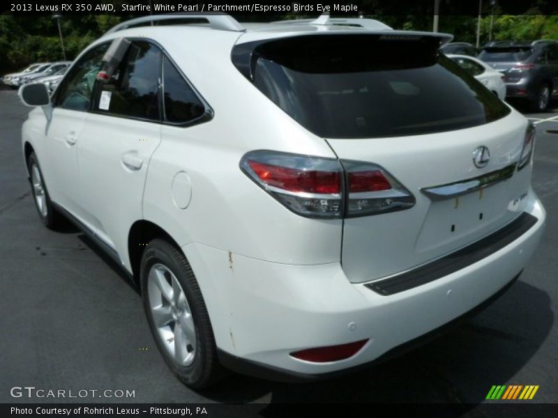  2013 RX 350 AWD Starfire White Pearl