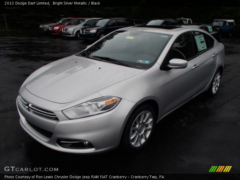 Bright Silver Metallic / Black 2013 Dodge Dart Limited