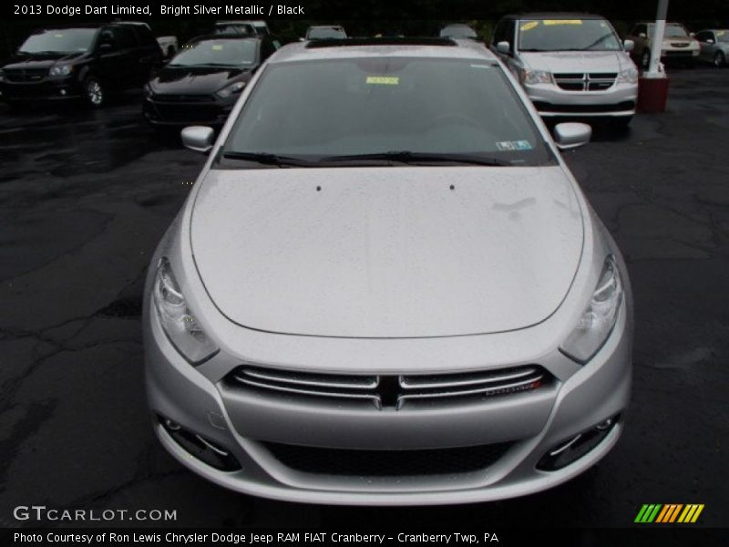 Bright Silver Metallic / Black 2013 Dodge Dart Limited