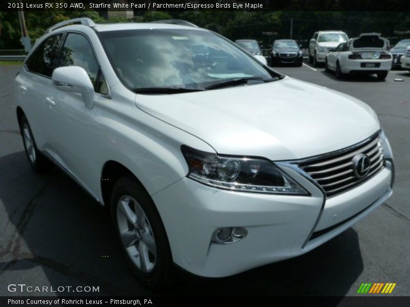 Front 3/4 View of 2013 RX 350 AWD