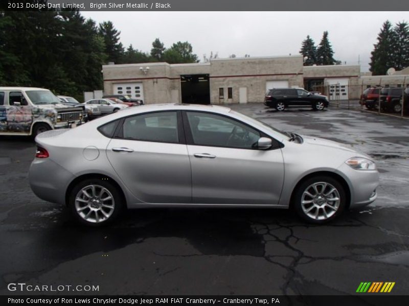 Bright Silver Metallic / Black 2013 Dodge Dart Limited