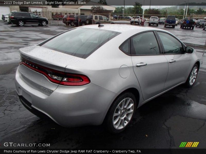 Bright Silver Metallic / Black 2013 Dodge Dart Limited