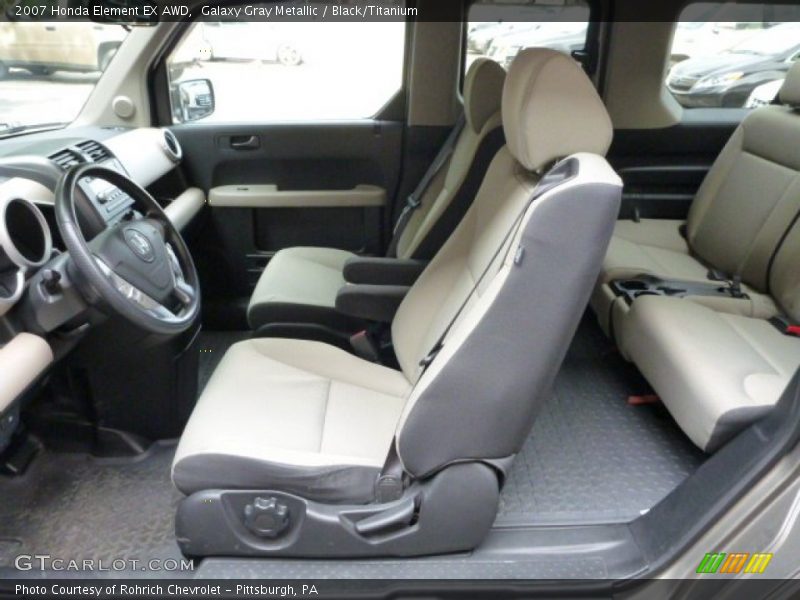 Galaxy Gray Metallic / Black/Titanium 2007 Honda Element EX AWD