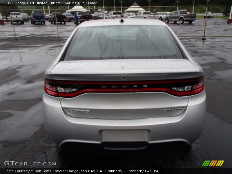 Bright Silver Metallic / Black 2013 Dodge Dart Limited