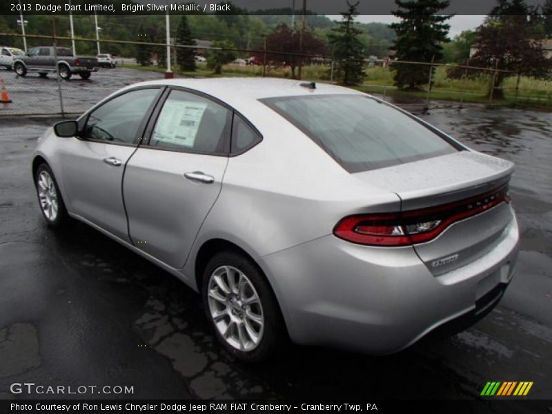 Bright Silver Metallic / Black 2013 Dodge Dart Limited